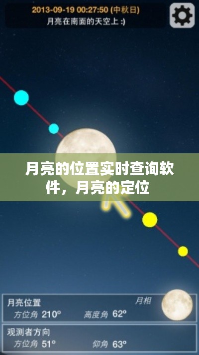 月亮的位置实时查询软件,月亮的定位