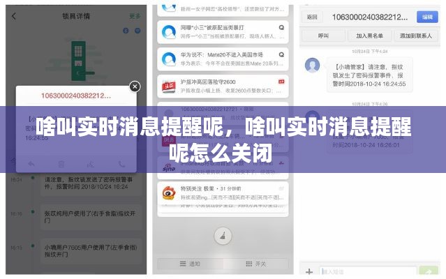 啥叫实时消息提醒呢,啥叫实时消息提醒呢怎么关闭