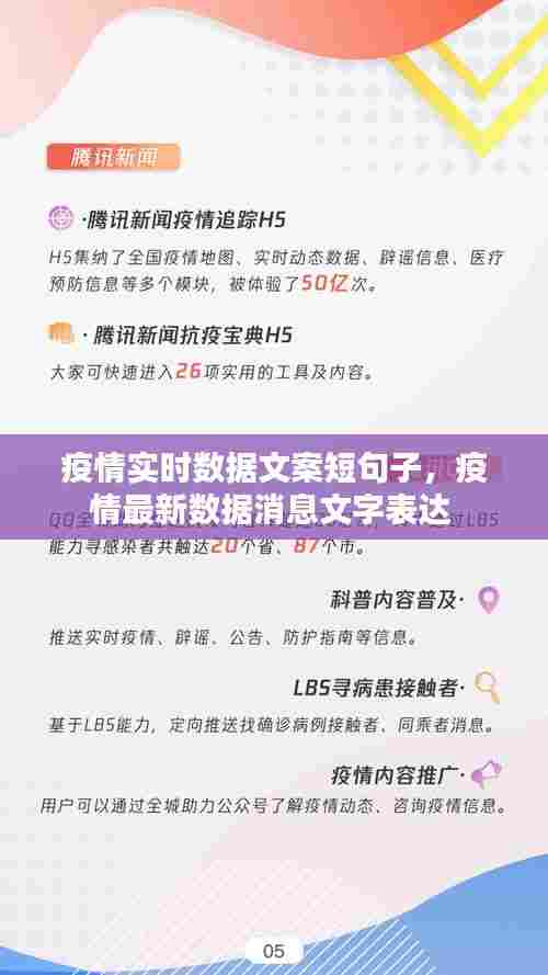 疫情实时数据文案短句子，疫情最新数据消息文字表达 