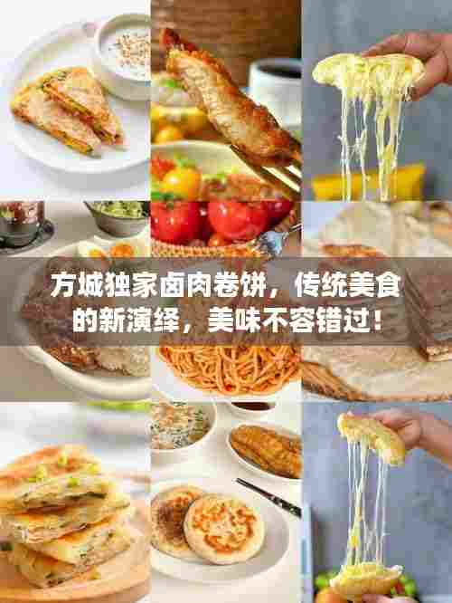 方城独家卤肉卷饼，传统美食的新演绎，美味不容错过！