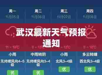 武汉最新天气预报通知
