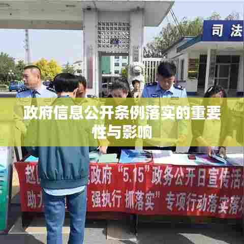 政府信息公开条例落实的重要性与影响