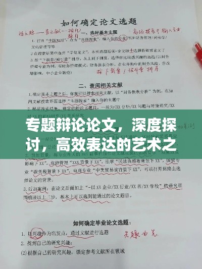 专题辩论论文，深度探讨，高效表达的艺术之道
