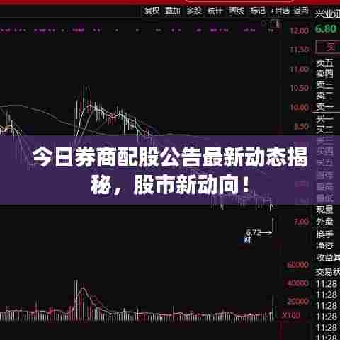 今日券商配股公告最新动态揭秘，股市新动向！