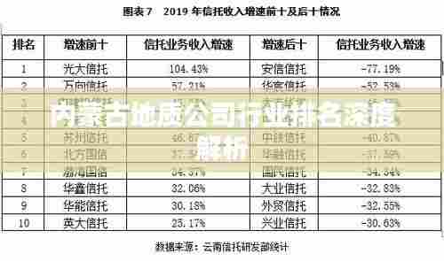 内蒙古地质公司行业排名深度解析