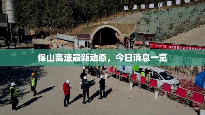 保山高速最新动态,今日消息一览