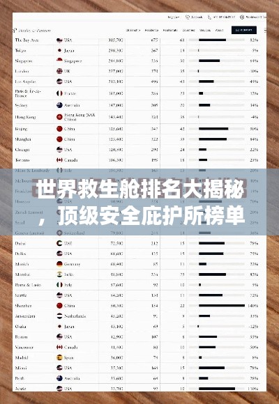 世界救生舱排名大揭秘，顶级安全庇护所榜单！